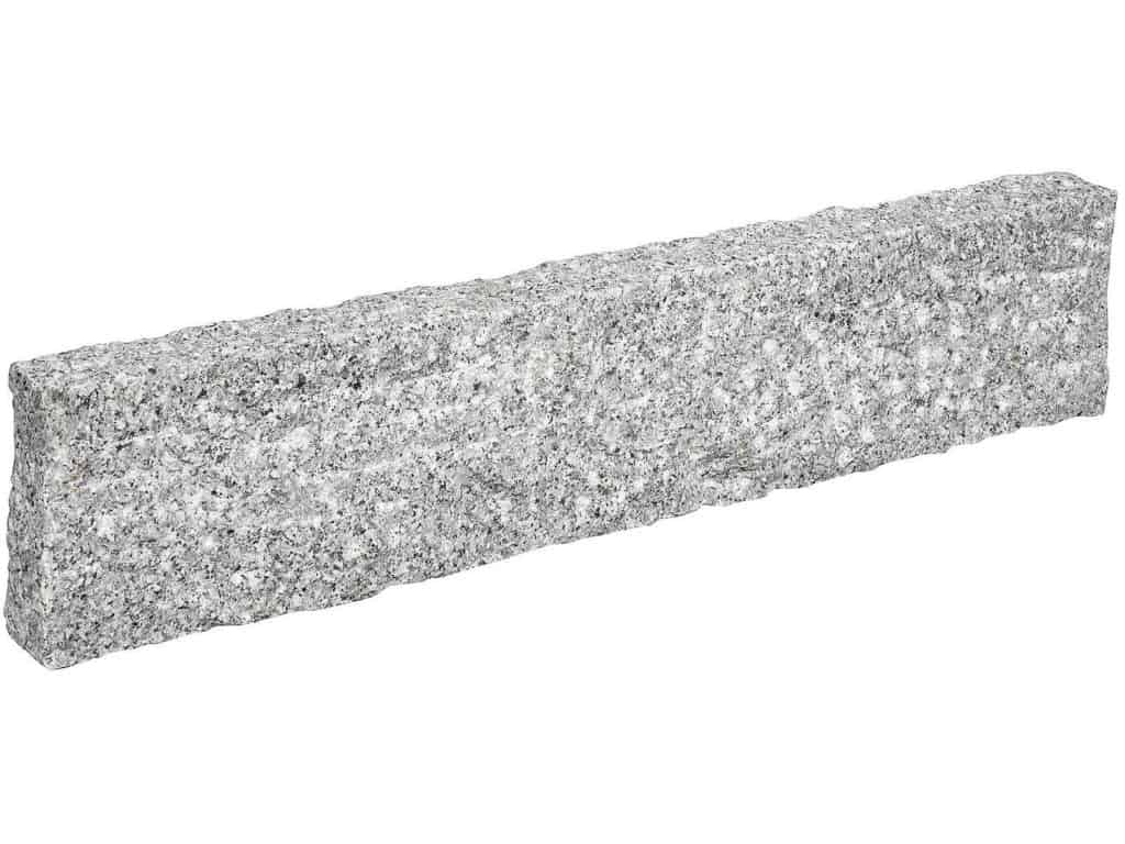 Leistenstein Granit Kristall grau