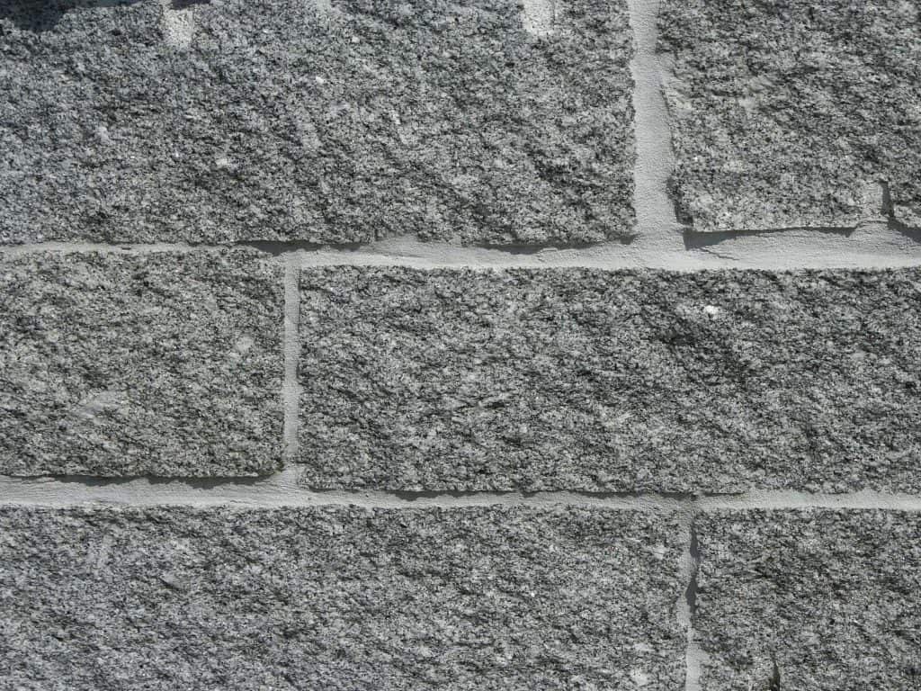 Steinmauer Granit grau