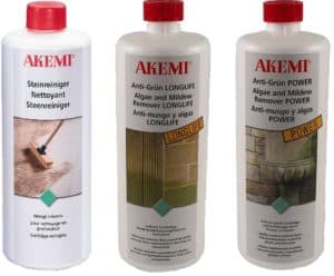 Reinigugsmittel von Akemi für Ihre Terrasse